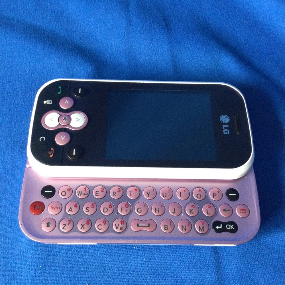LG Phone KS365 Untested Slideout QWERTY keyboard